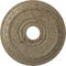 Ekena Millwork Munich Ceiling Medallion (Canopies up to 5 5/8"), 17 1/2"OD x 3 5/8"ID x 1"P, Gobi Desert Crackle CM17MUGDC - alternate 1